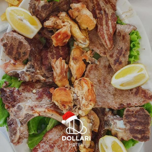 Hotel Dollari Kryemëdhej Bagian luar foto